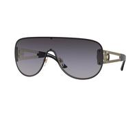Versace VE2166 12528G Woman Sunglasses Metal Gold Grey Pilot Normal Shaded