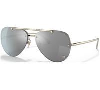 Versace Woman VE2231 12526G Sunglasses Metal Gold Grey Pilot Mirrored Mirror