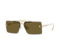 Versace Woman Sunglass VE2245 - Frame color: Gold, Lens color: Dark Brown