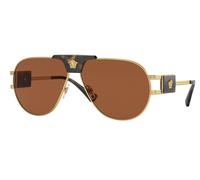 Versace VE2252 Asian Fit 147073 Men's Sunglasses Gold Size 63