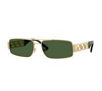 Versace VE2257 100271 Man Sunglasses Metal Gold Green Squared Normal