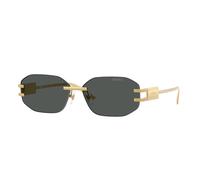 Versace VE2274 100287 Woman Sunglasses Metal Gold Grey Geometric Normal