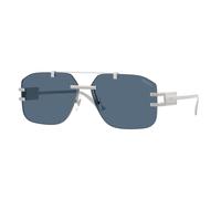 Versace Sunglasses VE2275 100080 Silver blue Man