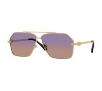 Versace VE2284 1002EL Man Sunglasses Metal Gold Pilot Normal Shaded