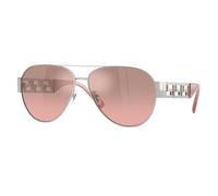 Versace VE2289 10017E Man Sunglasses Metal Silver Pink Pilot Normal Nuanced