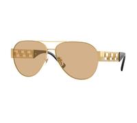 Versace VE2289 1002D8 Man Sunglasses Metal Gold Yellow Pilot Normal