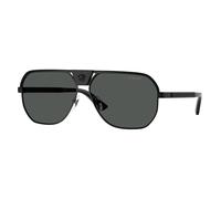 Versace VE2294 126187 Man Sunglasses Metal Black Grey Squared Normal