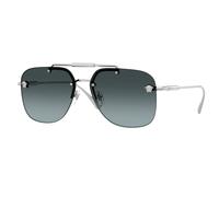 Versace VE2296 1000V1 Woman Sunglasses Metal Silver Blue Squared Normal Nuanced