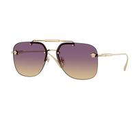 Versace VE2296 125270 Woman Sunglasses Metal Gold Yellow Squared Normal Nuanced