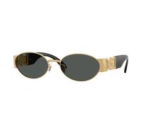 Versace VE2299 100287 Man Sunglasses Metal Gold Grey Round Normal