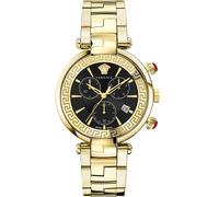 Versace VE2M00621 Wristwatch Revive chronograph 41mm Quartz Unisex Black Gold...