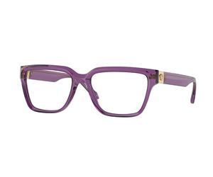 Versace VE3357 5464 Woman Optical frames Acetate Violet Transparent Squared Normal