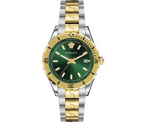 Versace VE3A00720 Wristwatch Hellenyium 42mm Quartz Unisex Green Gold, Silver...