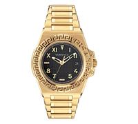Versace Ve3i00723 44mm 5atm Quartz Analogical Woman Watch Golden Woman