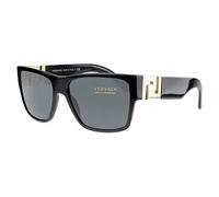 Versace Man VE4296 GB1/87 Sunglasses Acetate Black Grey Squared Normal
