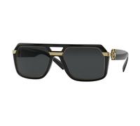 Versace VE4399 GB1/87 Man Sunglasses Nylon Black Grey Squared Normal