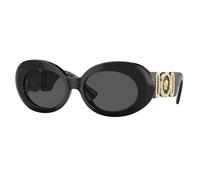 Versace VE4426BU GB1/87 Woman Sunglasses Acetate Black Grey Round Normal