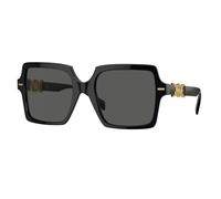 Versace VE4441 GB1/87 Woman Sunglasses Acetate Black Grey Squared Normal