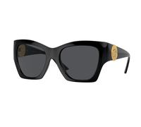 Versace VE4452 GB1/87 Woman Sunglasses Injected Black Grey Geometric Normal