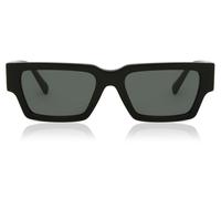 Versace VE4459 GB1/87 Unisex Sunglasses Acetate Black Grey Squared Normal