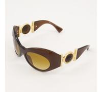 Versace VE4462 54462L Brown Gradient Luxury Sunglasses Women’s Designer