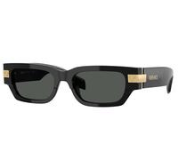 Versace VE4465F Asian Fit GB1/87 Men's Sunglasses Black Size 53