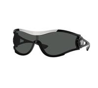 Versace Unisex VE4475 GB1/87 Sunglasses Injected Black Grey Geometric Normal