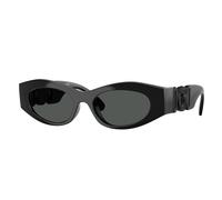 Versace VE4480U 536087 Woman Sunglasses Injected Black Grey Round Normal