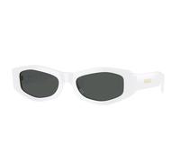 Versace VE4487 314/87 Woman Sunglasses Acetate White Grey Geometric Normal