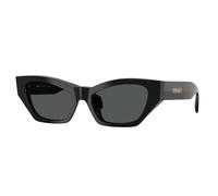 Versace Woman VE4488U GB1/87 Sunglasses Acetate Black Grey Cat Eye Normal