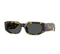 Versace VE4489U 552887 Unisex Sunglasses Injected Turtle Grey Geometric Normal