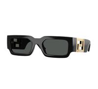Versace VE4506U GB1/87 Man Sunglasses Injected Black Grey Squared Normal