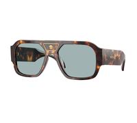 Versace VE4508U 553780 Man Sunglasses Acetate Turtle Blue Squared Normal