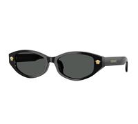 Versace VE4512D GB1/87 Woman Sunglasses Acetate Black Grey Cat Eye Normal