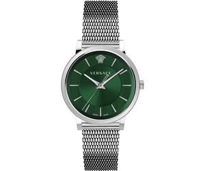 Versace VE5A00620 Wristwatch V-Circle 42mm Quartz Unisex Green Silver 5 ATM