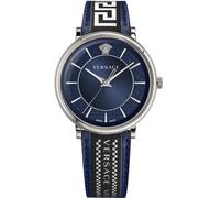 Versace VE5A01121 Wristwatch V-Circle 42mm Quartz Unisex Blue Silver 5 ATM