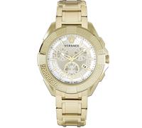 Chrono Sporty Gold White Watch - male - Versace - Watches - Multicolor - ONE SIZE - Accessories ONE SIZE