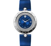 Versace Women Analog Quartz Watch with Leather Strap VE7901123