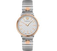 Versace VE8105022 V-Circle 38mm Quartz Unisex Silver Rosé gold, Silver 5 ATM