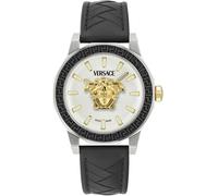 Versace Men's Analogue Swiss Quartz Watch with Leather Strap VE9I00124