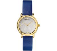 Versace , Safety Pin Gold Watch ,Blue female, Sizes: ONE SIZE