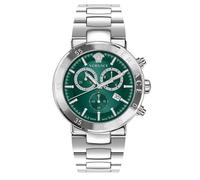 Versace - VEPY01021 Men's Fashion Quartz Wrist Watch and Stainless Steel Case Grey Dial Analogue Green