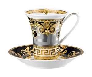 Versace - Versace Prestige Gala Coffee Cup With Saucer - Black