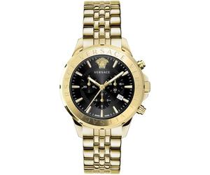 Versace - VEV602123 Men's Fashion Quartz Wrist Watch with Gold Stainless Steel Case and Analogue Display