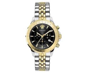 Versace - VEV602223 Men's Fashion Quartz Wrist Watch and Case Stainless Steel Grey Dial Analogue Black