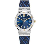Versace Women's Analogue Swiss Quartz Watch with Leather Strap VEVH01421