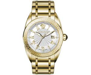 Versace VFE150015 Wristwatch V-Spirit 42mm 5ATM Quartz Unisex White Gold Link...