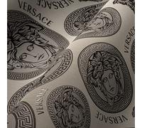 AS Creation Versace Medusa Head Grey Wallpaper 38611-2