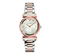 Versace Watches Ladies Daily Chic V Twist Quartz Two Tone Watch VERE00718