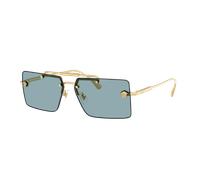 Versace Woman Sunglass VE2245 - Frame color: Gold, Lens color: Blue